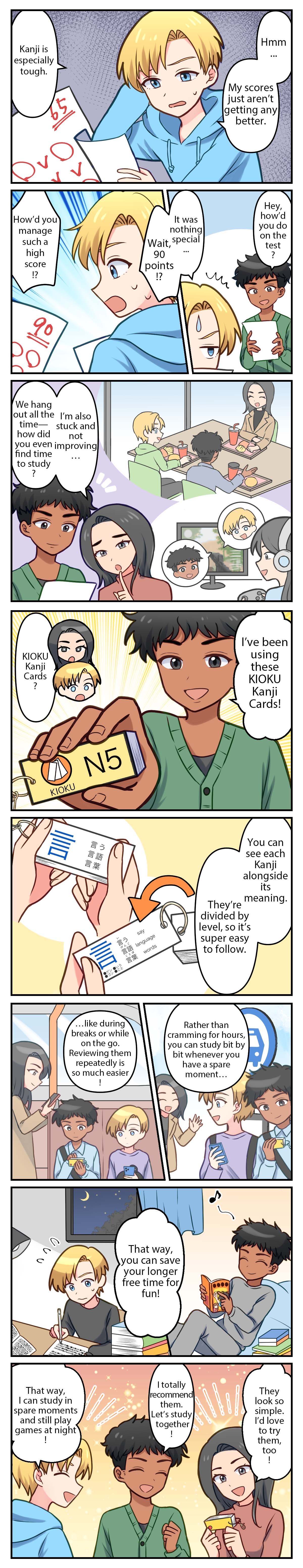 KIOKU Kanji flash card N5-N1 set